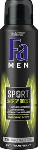 Men deodorant spray sport energy boost