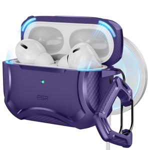 AirPods Pro (2023/2022/2019) Cyber Tough Case (HaloLock) - Purple