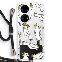 Papegaai: Huawei P50 Transparant Hoesje met koord
