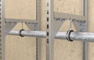 Fischer 542720 bevestigingsframe voor loodgieterswerk Draagarm