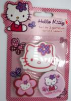 Van Der Doelen Hello kitty gummen op blister, 3 stuks Van Der Doelen Hello kitty gummen op blister, 3 stuks
