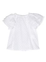 Philosophy Di Lorenzo Serafini Kids blouse à volants - Blanc