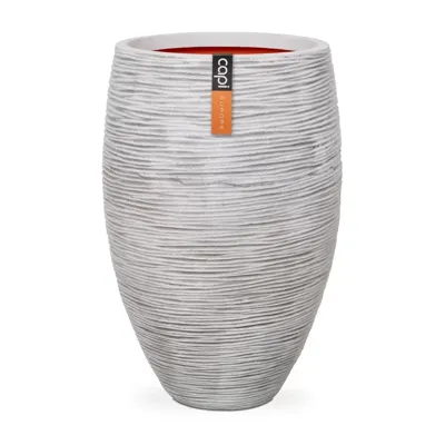 Capi Vaas Elegant Deluxe Rib Ivoor Ø45cm