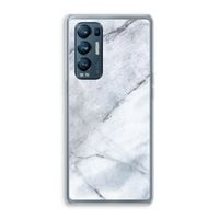 Witte marmer: Oppo Find X3 Neo Transparant Hoesje