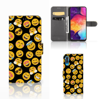 Samsung Galaxy A50 | Telefoon Hoesje | Emoji | Portemonnee hoesje