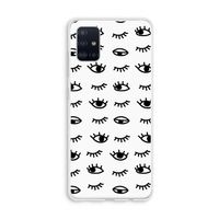 Eye pattern #2: Galaxy A51 4G Transparant Hoesje