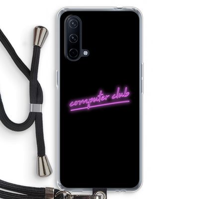 Vice Black: OnePlus Nord CE 5G Transparant Hoesje met koord