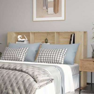 Hoofdbordkast 180x18,5x104,5 cm sonoma eikenkleurig