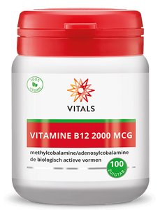 Vitals Vitamine B12 2000mcg Zuigtabletten