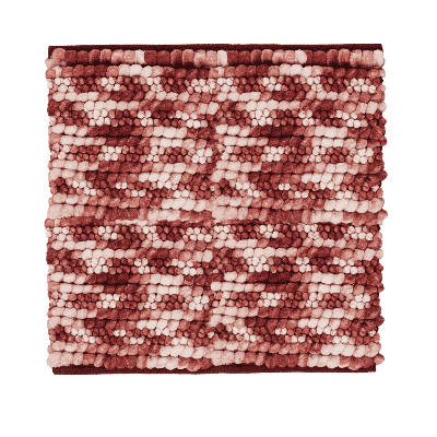 Badmat Brenda - Rood - Dekbed-Discounter.nl