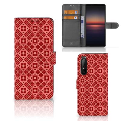 Sony Xperia 1 II | Telefoon Hoesje | Batik Rood