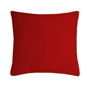 Stof Textile sierkussen Nelson - rood - 60 x 60 cm - bank kussens - polyester