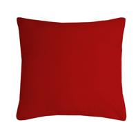 Stof Textile sierkussen Nelson - rood - 60 x 60 cm - bank kussens - polyester Stof Textile sierkussen Nelson - rood - 60 x 60 cm - bank kussens - polyester