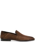 Santoni mocassins en daim - Marron - thumbnail