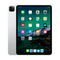 Refurbished iPad Pro 11 inch 2020 128 GB 4G Zilver Zichtbaar gebruikt