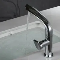 AquaLux Wastafelkraan - Draaibare Luxe Koud-Warm Kraan met Messing Behuizing AquaLux Wastafelkraan - Draaibare Luxe Koud-Warm Kraan met Messing Behuizing