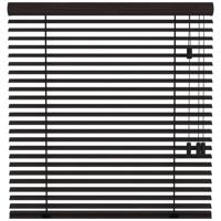 Leen Bakker - Fenstr Jaloezie Miami 50mm - (15014) - Bamboe - Zwart - 120x10x10 Cm