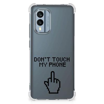 Nokia X30 Anti Shock Case Finger Don't Touch My Phone Nokia X30 Anti Shock Case Finger Don't Touch My Phone