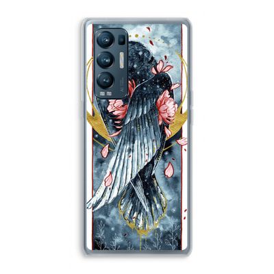 Golden Raven: Oppo Find X3 Neo Transparant Hoesje