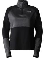 The North Face 1/4 Zip Run Heren Fleece TNF Black - Asphalt Grey Light Heather M