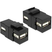 Delock 86367 USB 2.0-inbouwmodule Keystone 1 stuk(s)