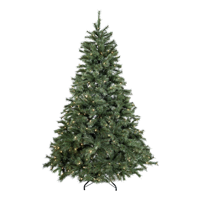 Excellent Trees® Elverum Frosted 210 cm Kerstboom met Verlichting met Mobiele App - ⌀135cm - ↕210cm