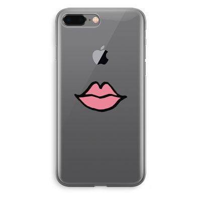 Kusje: iPhone 8 Plus Transparant Hoesje