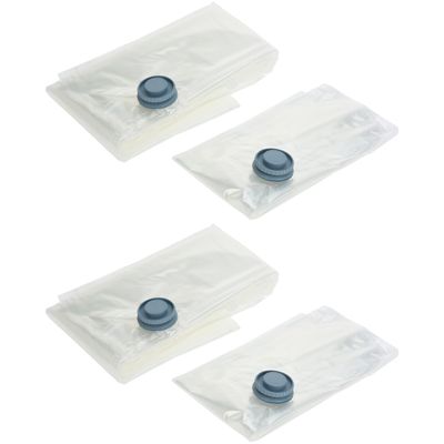 20x Stuks Compressie/vacuum opbergzakken - transparant - 2 verschillende maten