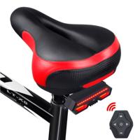 IPX4 85LM waterdichte USB fiets Turn-signaal licht achter licht achterlicht met afstandsbediening