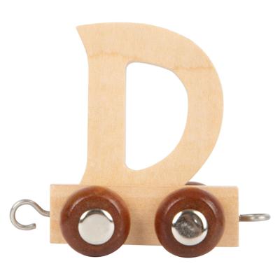 Small Foot - houten lettertrein - d - 12 stuks
