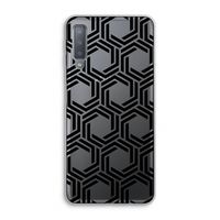 Geometrisch patroon: Samsung Galaxy A7 (2018) Transparant Hoesje Geometrisch patroon: Samsung Galaxy A7 (2018) Transparant Hoesje