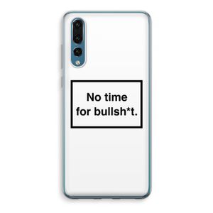 No time: Huawei P20 Pro Transparant Hoesje