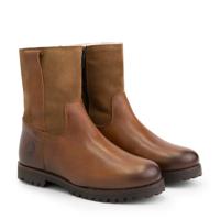 Travelin&apos; Kids - zipper boot - Cognac - Maat 30