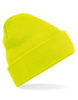 Beechfield CB45 Original Cuffed Beanie - Fluorescent Yellow - One Size - thumbnail