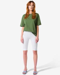 HEMA Dames Biker Legging Nini Wit (wit)