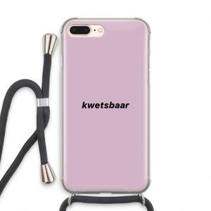 kwetsbaar: iPhone 7 PLUS Transparant Hoesje met koord
