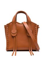 Chloé small Mony tote bag - Marron - thumbnail