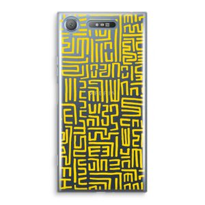 Majorelle Blue Print: Sony Xperia XZ1 Transparant Hoesje