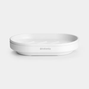 Brabantia MindSet Zeepbakje - 12.3x8cm - mineral fresh wit 303340