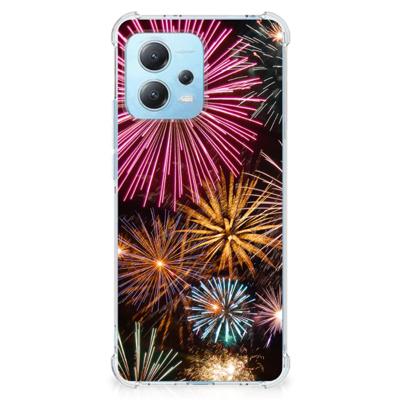Xiaomi Redmi Note 12 5G Anti Shock Bumper Case Vuurwerk Xiaomi Redmi Note 12 5G Anti Shock Bumper Case Vuurwerk