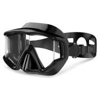 DM600 silicagel DUIKMASKER zwembrillen duikuitrusting voor volwassenen (zwart)