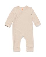 HEMA Newborn meegroei boxpakje LENZING™ ECOVERO™ rib zand (zand)