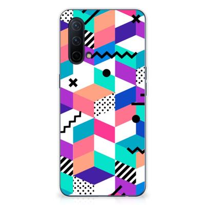 OnePlus Nord CE 5G | TPU Hoesje | Blokken Kleurrijk