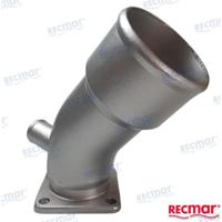 REPUESTOS MOTORES - Yanmar MAR13561INOX - CODO ESCAPE YANMAR 3JH/4JH SERIES INOX
