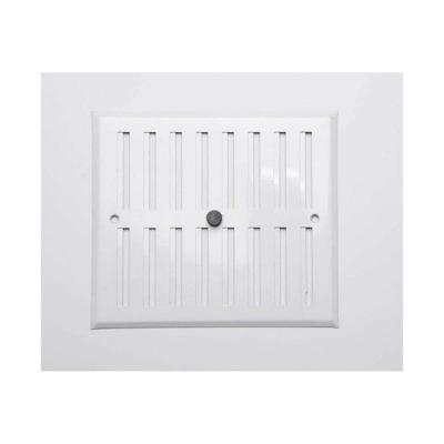 Rooster Fepre Aanpasbaar Aluminium Wit (17 x 19 cm)