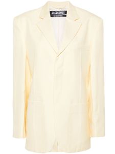 Jacquemus blazer La Veste D'Homme - Jaune