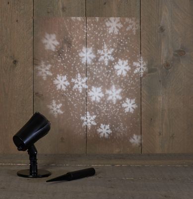 Snowflake Projector Outdoor Led White 5M lead Cable With Sti Anna's Collection - Annas collection