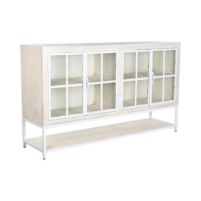 Dressoir DKD Home Decor 170 x 45 x 100 cm Metaal Wit Mangohout