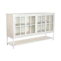 Dressoir DKD Home Decor 170 x 45 x 100 cm Metaal Wit Mangohout