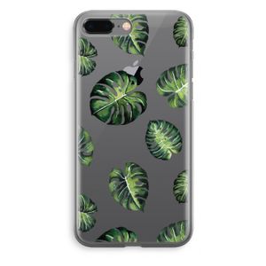 Tropische bladeren: iPhone 8 Plus Transparant Hoesje